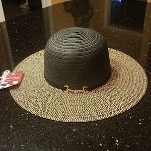 Black and Tan Floppy Hat